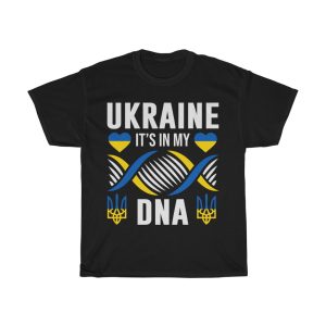 Ukraine Its In My Dna T-shirt Design 1