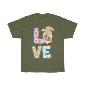 A Easter Gnome Love Bunny Eggs Easter Day Tshirt