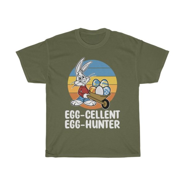 A Egg Cellent Egg Hunter Easter Day Bunny Tshirt