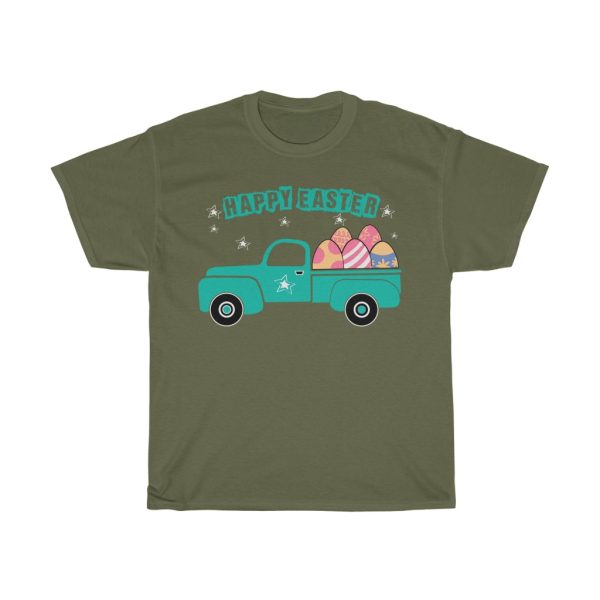 A Happy Easter Easter Truck With Eggs Tshirt