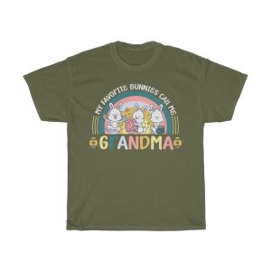 A Favorite Bunnies Call Me Grandma Easter Tshirt