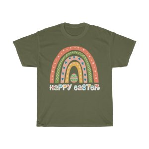 A Happy Easter Easter Day Eggs Rainbow Tshirt