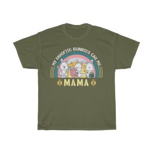 A Favorite Bunnies Call Me Mama Easter Tshirt