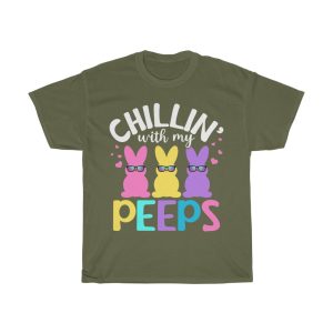 Chillin With My Peeps Easter  Tshirt Design 1