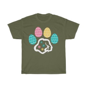 Easter Sunday Cat Paw Bunny Tshirt