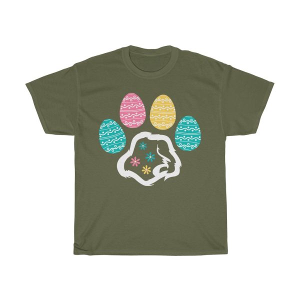 Easter Sunday Cat Paw Bunny Tshirt