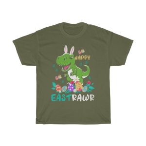 Easter Sunday Dinosaur Bunny Tshirt Design 1