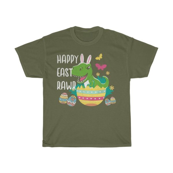 Easter Sunday Dinosaur Bunny Tshirt Design 3