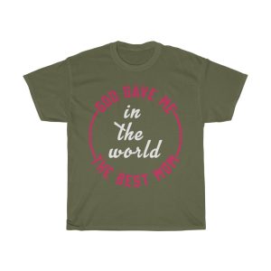 Best Mom In The World Tshirt Design 2