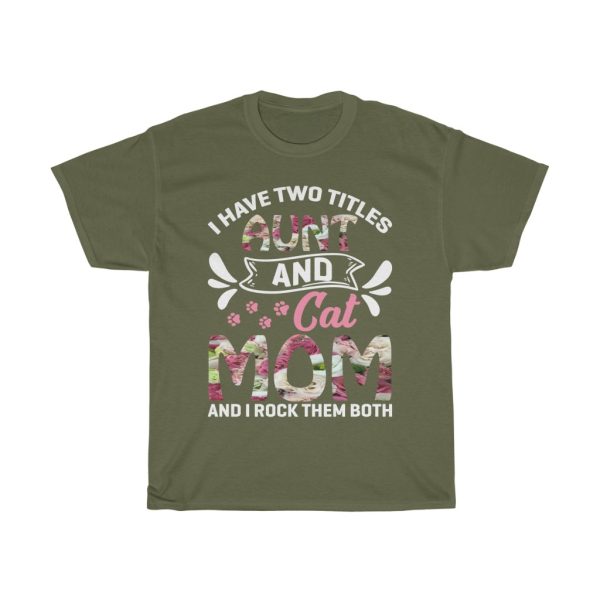 Aunt Cat Mothers Day Tshirt