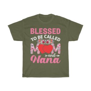 Blessed To Be Called Mom And Nana Tshirt Design 2