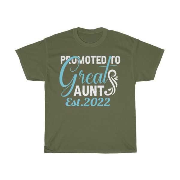 Promoted To Great Aunt Est. Tshirt