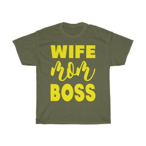 Wife Mom Boss Tshirt Design 1