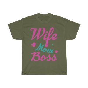 Wife Mom Boss Tshirt Design 2