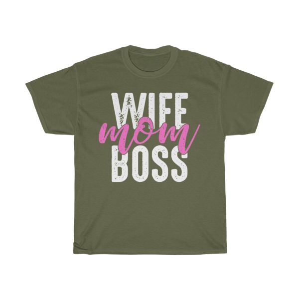 Wife Mom Boss Tshirt Design 5