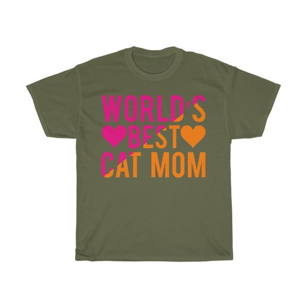 World Best Cat Mom Tshirt Design 2