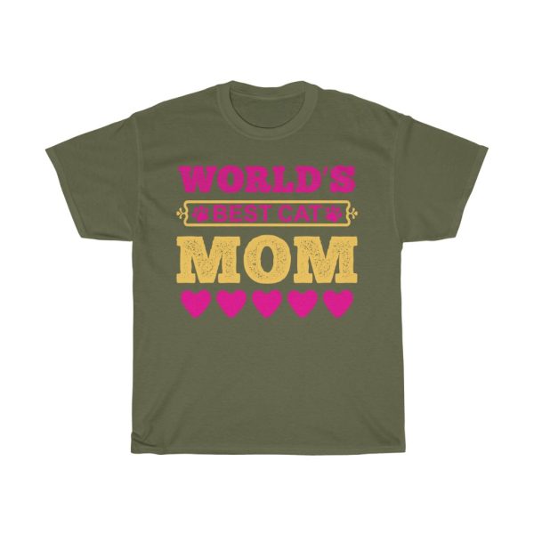 World’s Best Cat Mom Tshirt Design 2