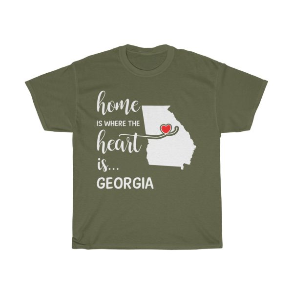 Georgia Home Is Where Heart Is Cool Gift T-shirt