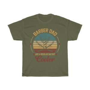 Barber Dad Like A Regular Dad But Cooler Gift Shirt