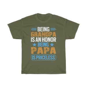 Being Grandpa Fathers Day T Gift Shirt