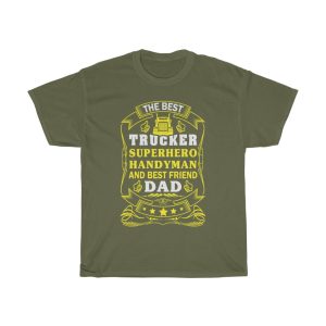 Best Trucker Dad Gift Shirt Design 3