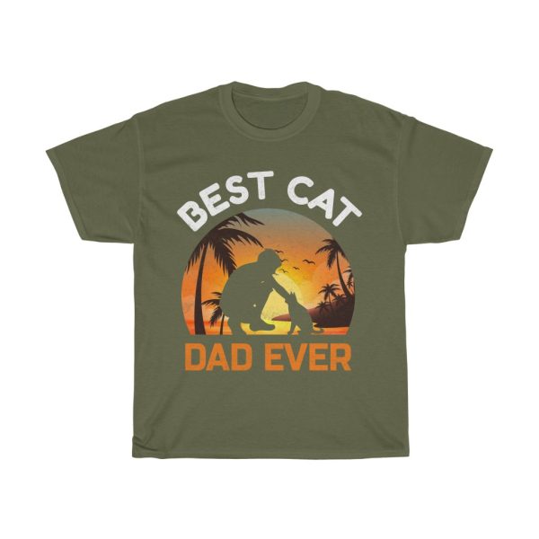 Best Cat Dad Ever Gift Shirt Design 2