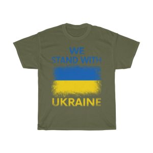 We Stand With Ukraine Stop T-shirt Design 1