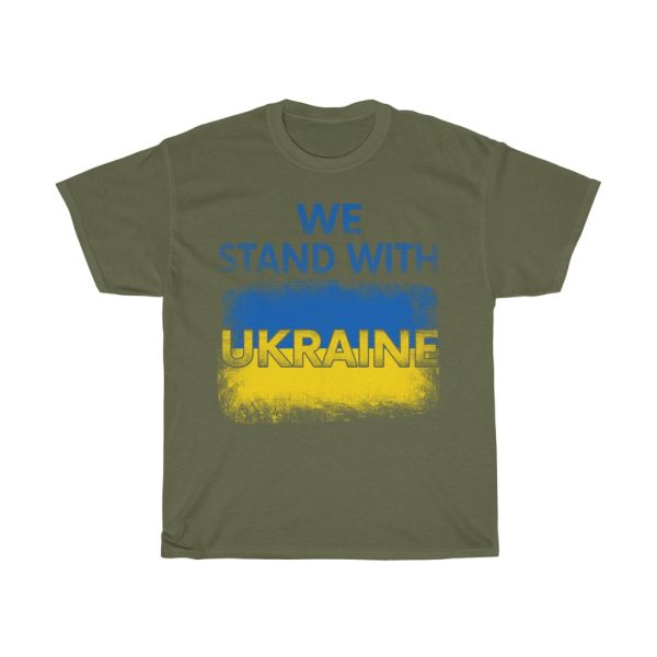 We Stand With Ukraine Stop T-shirt Design 2