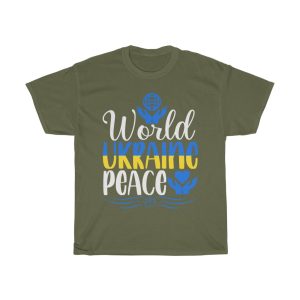 World Ukraine Peace Vector T-shirt