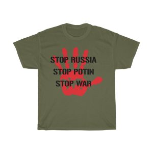 Stop Russia Stop Potin Stop T-shirt