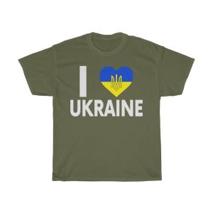 I Love Ukrainei Stand With T-shirt