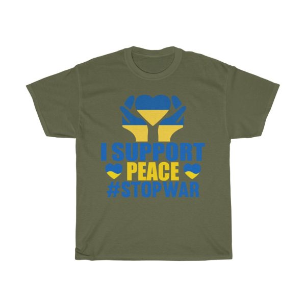 I Support Peace Stop War T-shirt Design 12