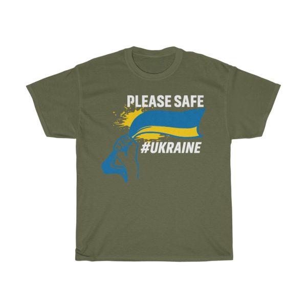 Please Safe Ukraine Design T-shirt