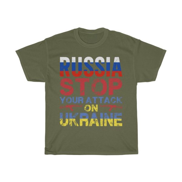 Russia Stop Your Attack Ukraine T-shirt