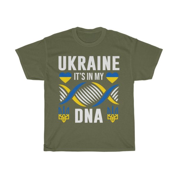 Ukraine Its In My Dna T-shirt Design 1