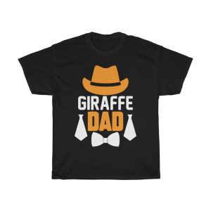 Giraffe Dad Gift Shirt