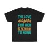 Happy Fathers Day Typography Gift Shirt