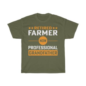 Retired Farmer Now Professional Grandfather Gift Shirt