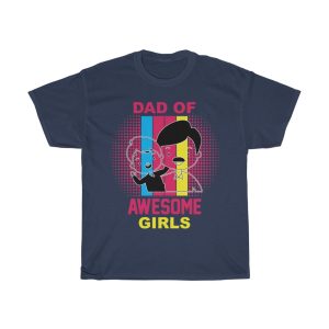 Dad Of Awesome Girls Shirt Design 5