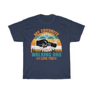 My Favorite Walking Dad I Shirt Design 4