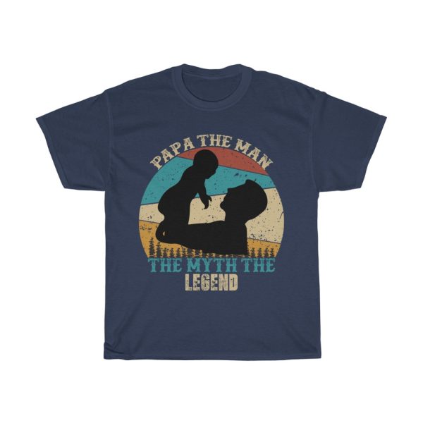 Papa The Man The Myth The Legend Shirt Design 7