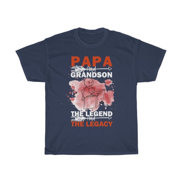 Papa And Grandson The Legend And The Legacy Shirt