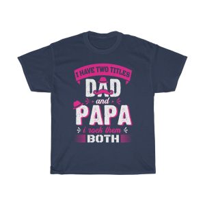 Papa Typography Shirt