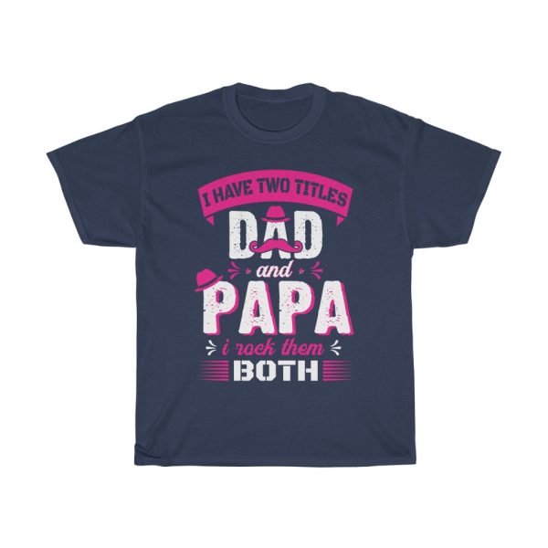 Papa Typography Shirt