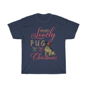 Merry Lovely Pug Christmas Shirt