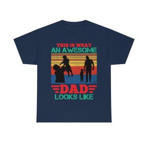 This Is What An Awesome Dad Looks Like Shirt Design 7