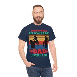 This Is What An Awesome Dad Looks Like Shirt Design 7