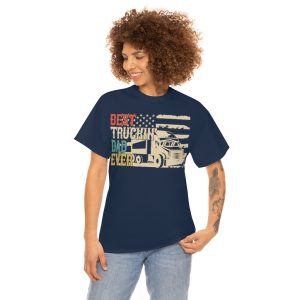 Vintage Best Trucking Dad Ever Shirt