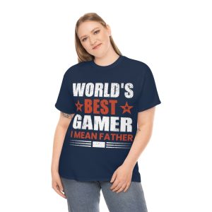 Worlds Best Gamer Fathers Day Shirt