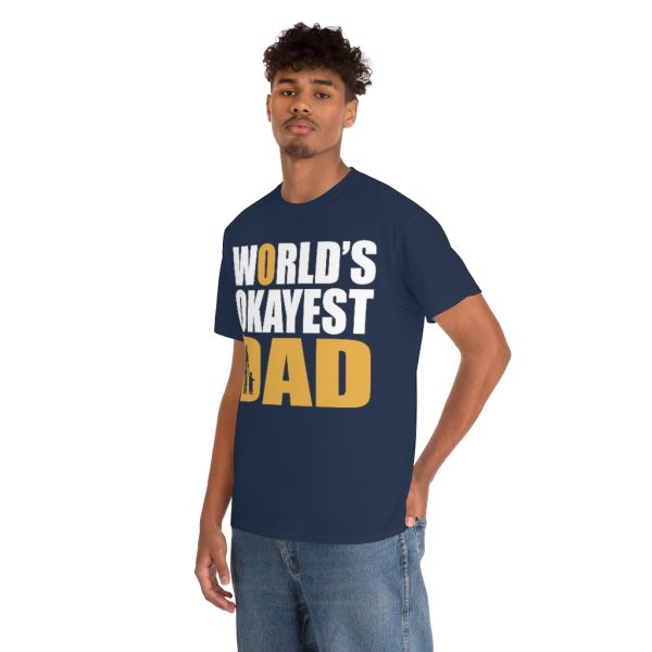 Worlds Okayest Dad Fathers Day Shirt